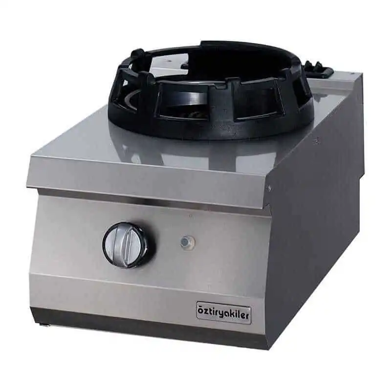 Öztiryakiler 900 Seri Set Üstü Wok Ocak Tekli Gazlı 40*90*30