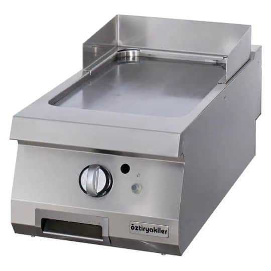 Öztiryakiler 700 Seri Set Üstü Grill Plate Düz Gazlı 40*70*30