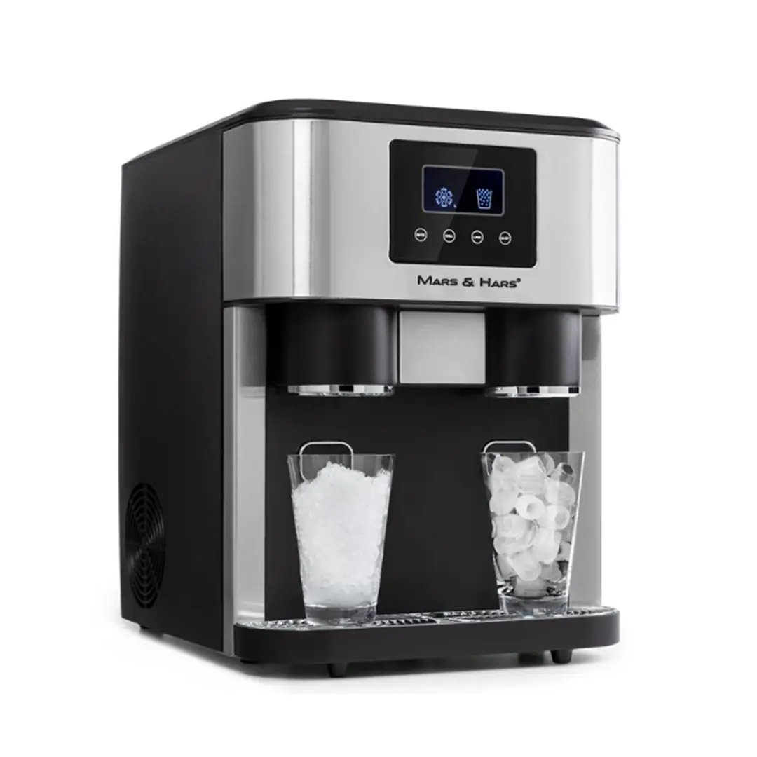 Buz Makinesi Bullet Buz-Kırık Buz ve Soğuk Su Sebili – LCD Kontrol Ekranı