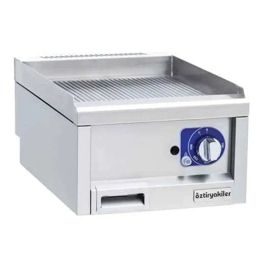 Öztiryakiler 600 Seri Set Üstü Grill Plate Oluklu Gazlı 40*60*26