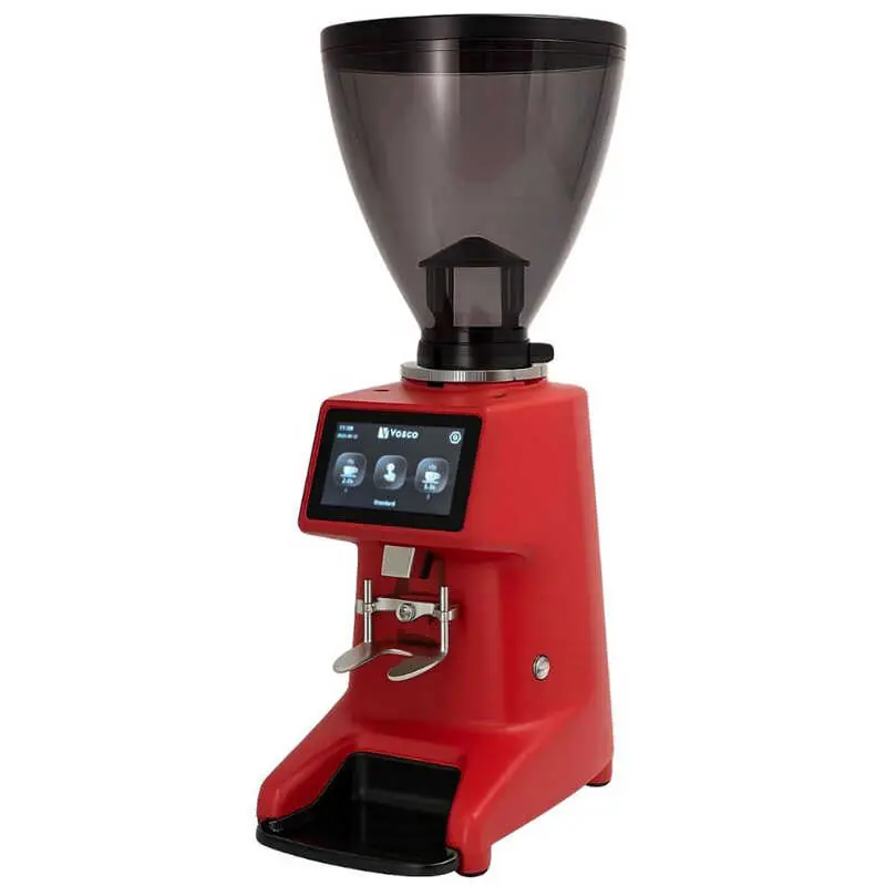 Vosco VXB-74 Dozaj Ayarlı Tam Otomatik Kahve Değirmeni, 550 W, Kırmızı