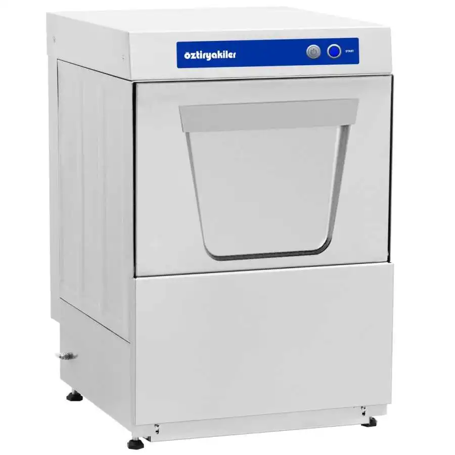 Öztiryakiler Bardak Yıkama Makinesi 40x40 cm Sepetli Parlatıcı+Deterjan+Tahliye Pompalı