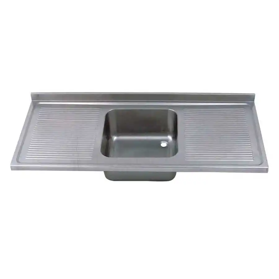 Öztiryakiler Tablalı Evye Tek Göz Çift Damlalıklı 160x70 Cm