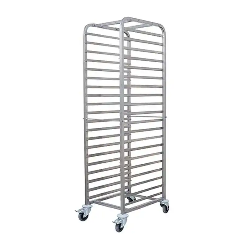 Öztiryakiler Tepsi Taşıma Arabası 40x60 cm Tepsi 20 Raflı Monte