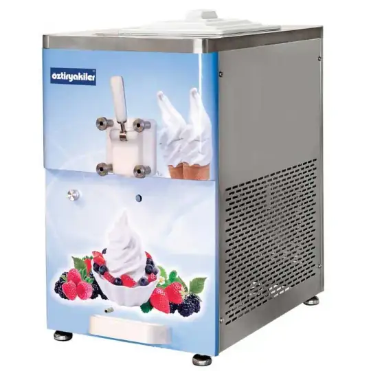 Öztiryakiler Dondurma ve Frozen Makinesi Tek kollu Pompalı Karıştırıcılı 11 LT OEF1500AP