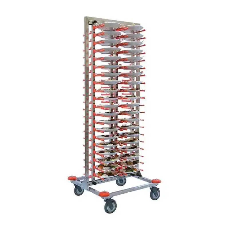 Öztiryakiler Tabak Taşıma Arabası 125 Tabak 72x72x182 cm