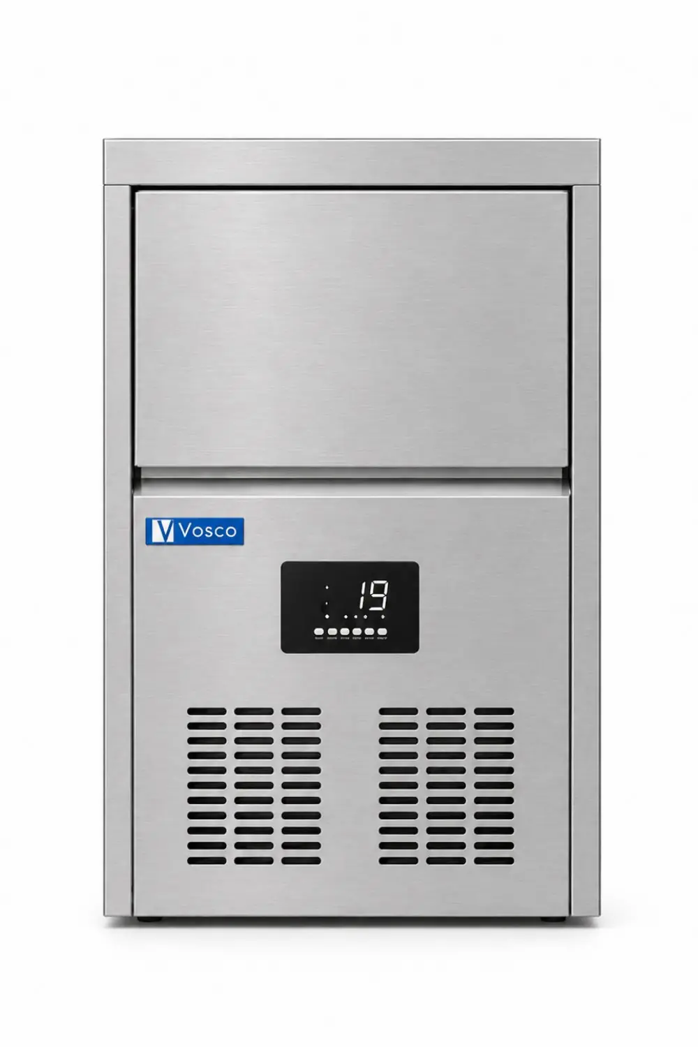 Vosco VSC-40C Hazneli Küp Buz Makinesi, 40 kg/gün Kapasiteli