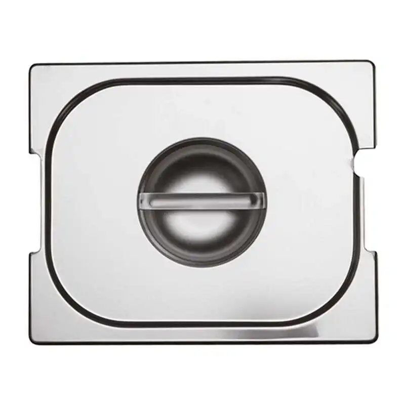 Öztiryakiler Gastronorm Kapak, Kulp ve Kepçe Delikli, GDDH 2/4