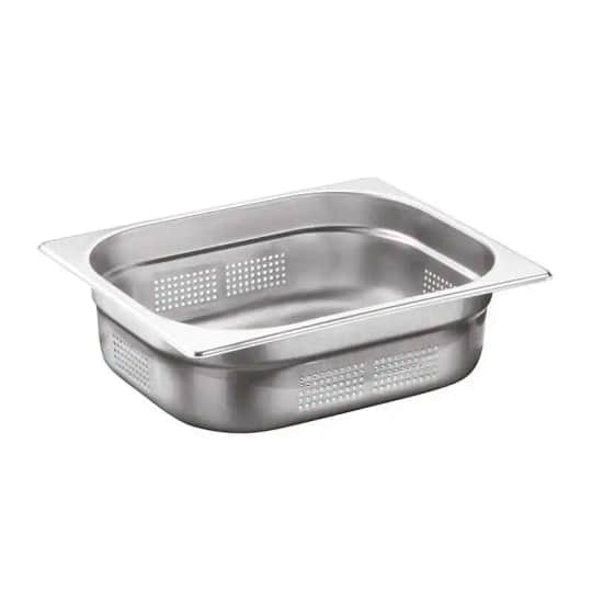 Öztiryakiler Gastronorm Küvet, Delikli, Standart, GN 1/2, 32.5x26.5x6.5