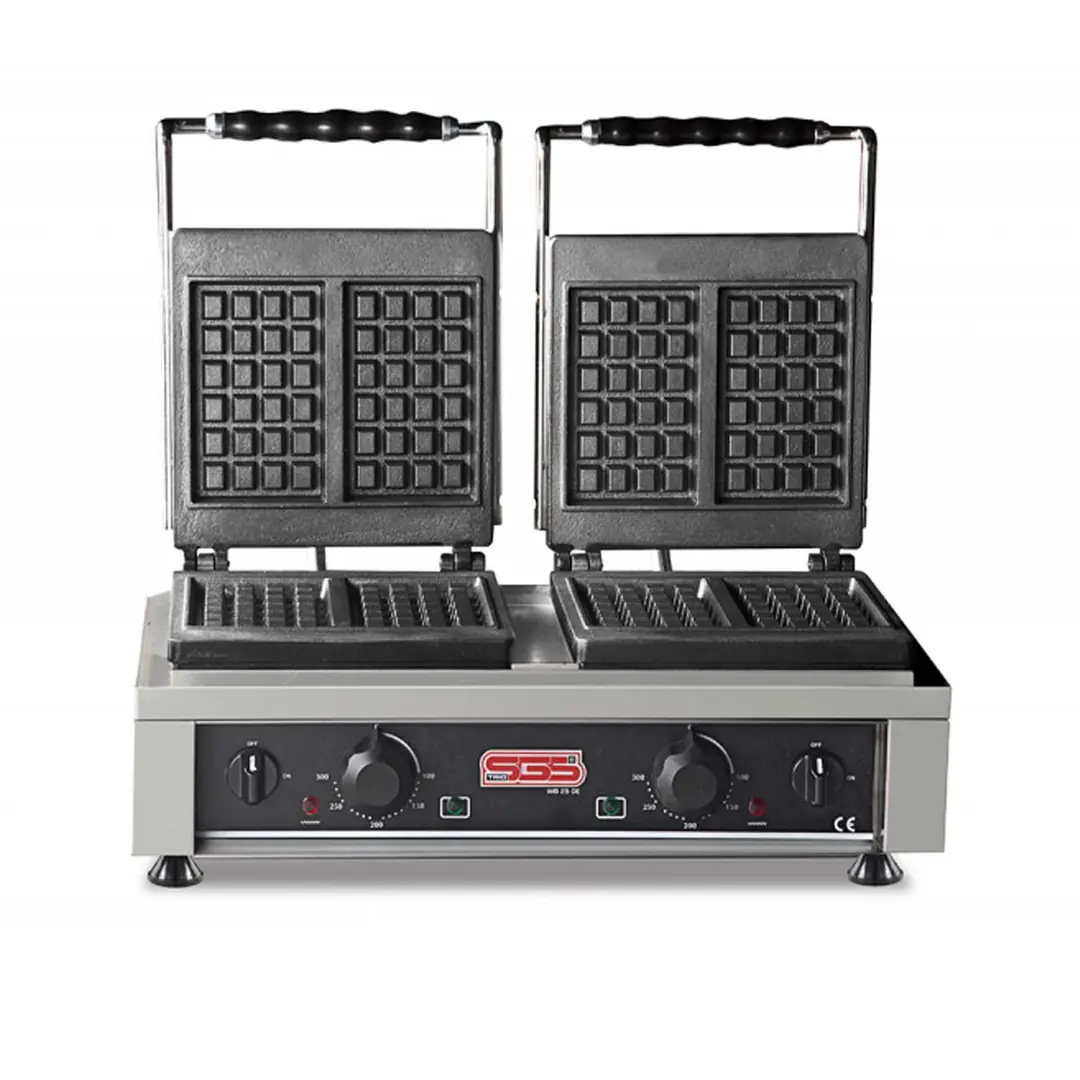 SGS WK 25 DE İkili Kare Waffle Makinesi