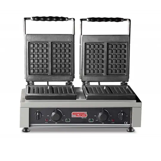 SGS WK 25 DE İkili Kare Waffle Makinesi