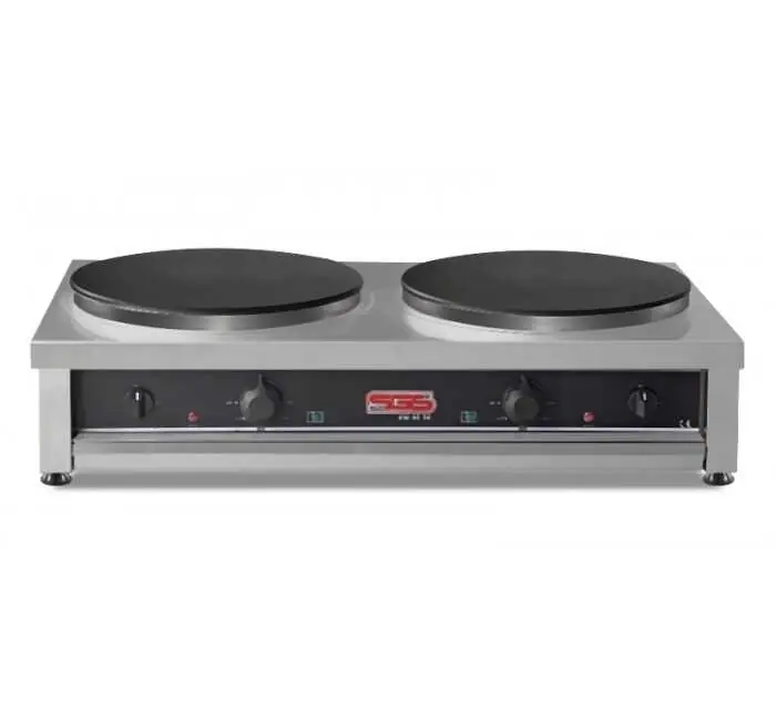 SGS Krep Makinesi, Çiftli, 2 Adet 40 cm Çaplı, 6000 W, KM-40DE