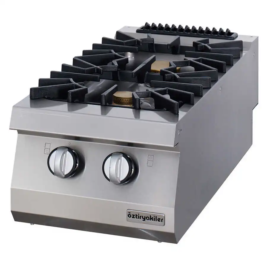 Öztiryakiler 900 Seri Set Üstü İkili Ocak Gazlı 40*90*30