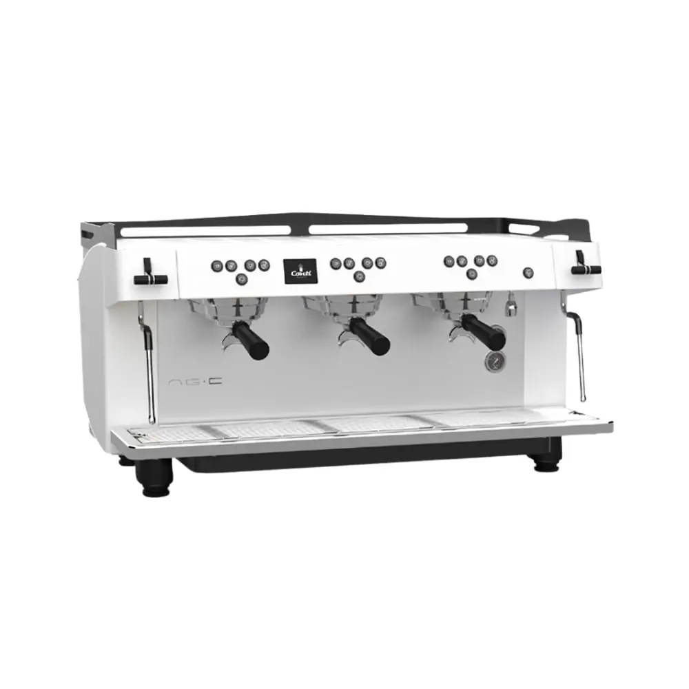 Conti NG-C 3 Tam Otomatik Espresso Kahve Makinesi 3 Gruplu Dozaj Ayarlı Beyaz