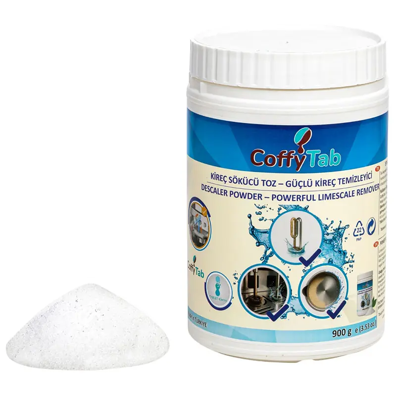 CoffyTab A001-8 Güçlü Kireç Temizleme Tozu 900 gr