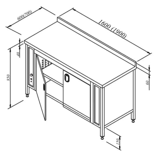 Öztiryakiler Sırtlı Sıcaklık Dolabı Elektrikli 140×60 cm