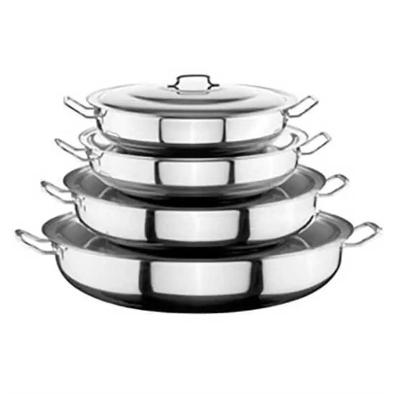 Öztiryakiler Sığ Helvane Tencere, Kapaklı 110X25 Cm