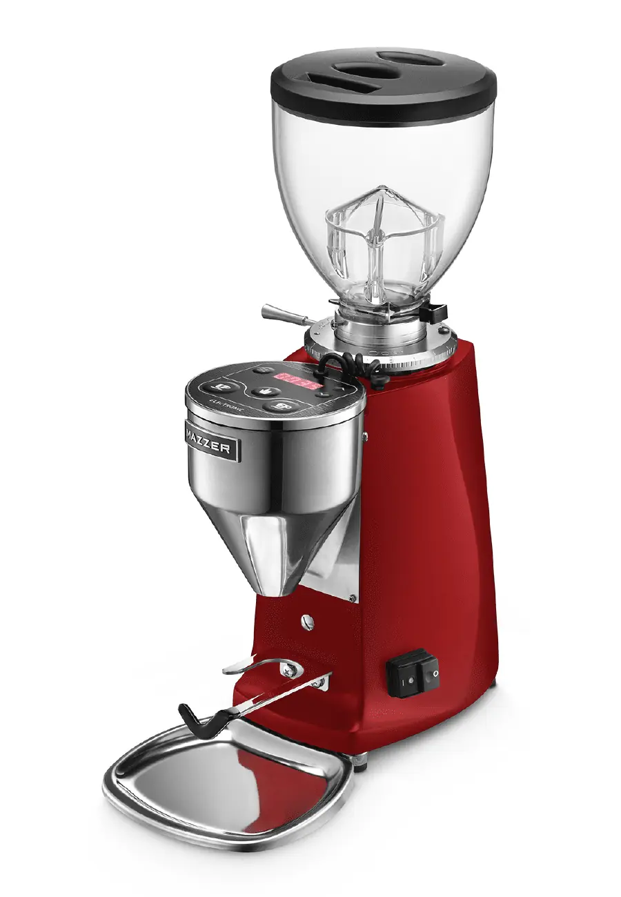 Mazzer Mini Electronic A On Demand Kahve Değirmeni Kırmızı