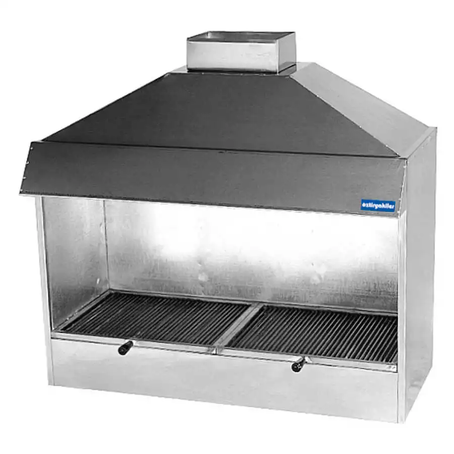 Öztiryakiler Izgara Davlumbazlı Kömürlü 100x50 cm