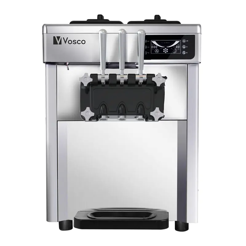 Vosco VD-520S-PRO Üç Kollu Set Üstü Dondurma Makinesi, 11 L