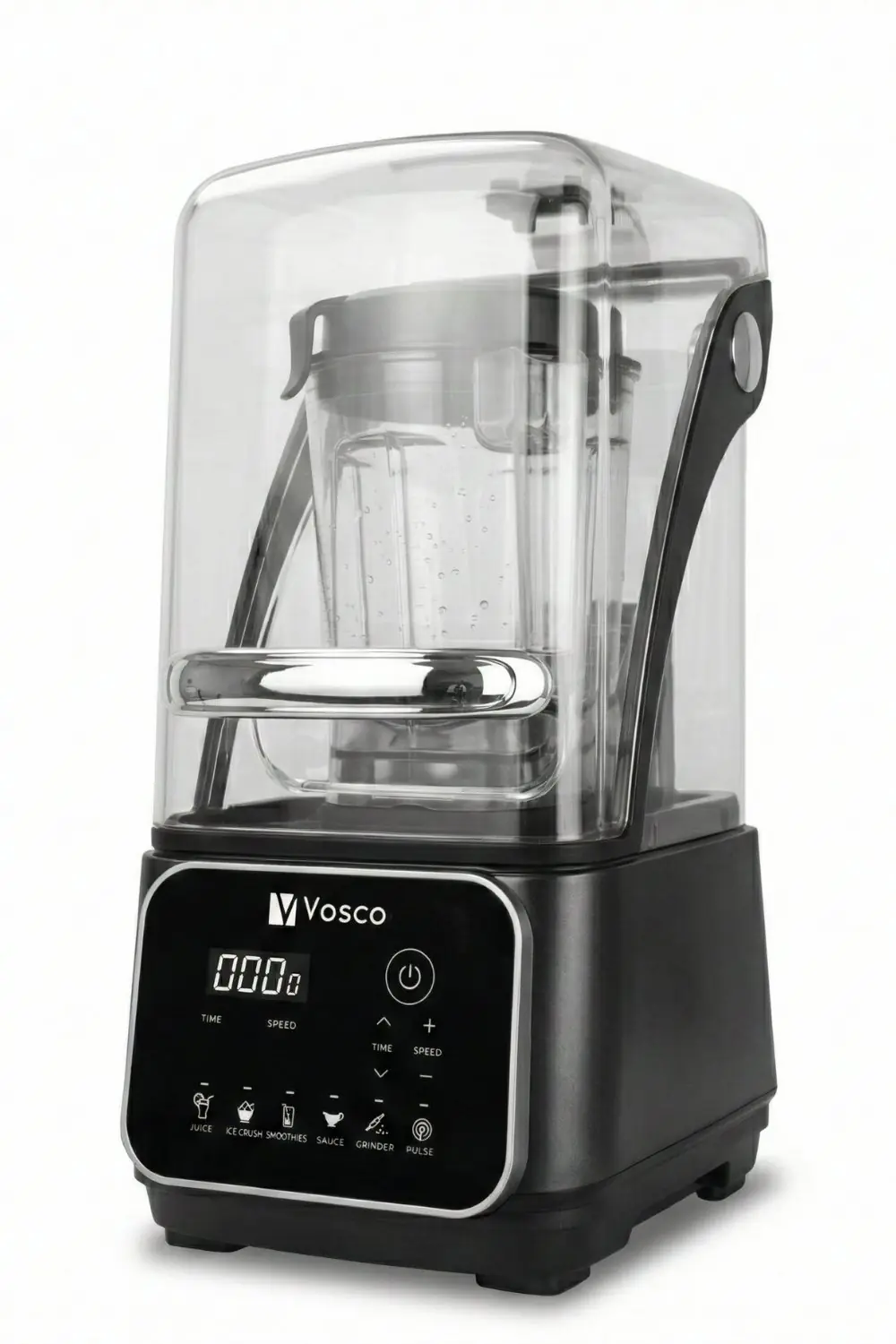 Vosco VHS-608C Dijital Gürültü Önleyici Bar Blender, 2 L, 1600 W,  Dark Gri