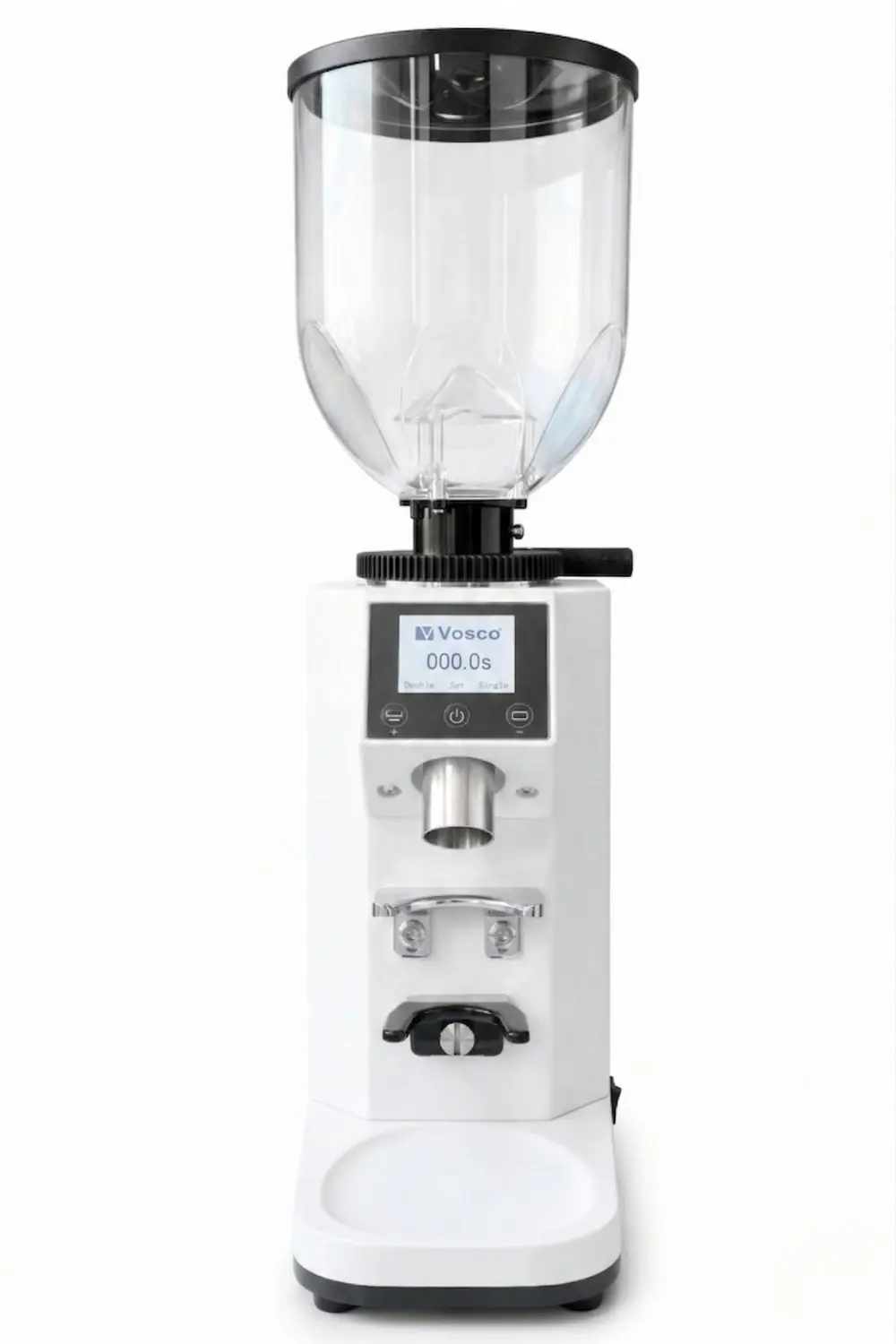 Vosco VKD-P25 Dozaj Ayarlı Tam Otomatik Kahve Değirmeni Touch Beyaz