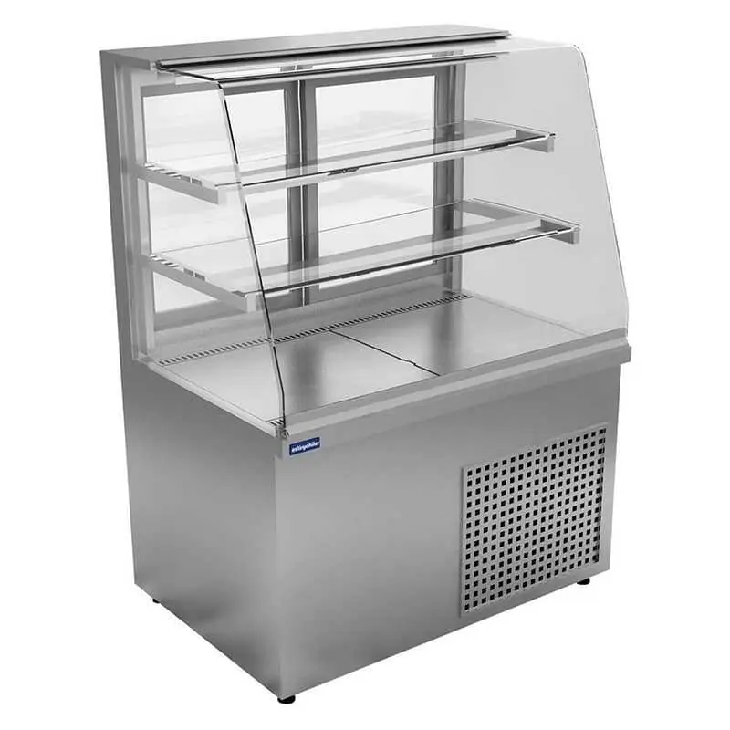 Öztiryakiler Eğik Camlı Soğuk Teşhir Dolabı, 240 lt, 100x70x135 cm