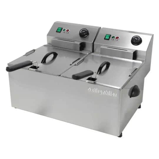 Öztiryakiler EF8DS Fritöz Elektrikli 2x8 LT Trifaze 12 kW
