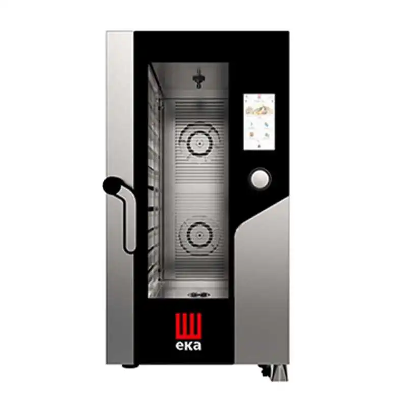 Eka Dokunmatik Kompakt Kombi Fırın Gn 1/1 10 Tepsi Kapasiteli Elektrikli MKF-1011VCTS