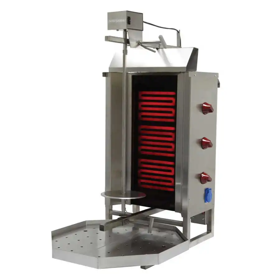 Öztiryakiler 3E Model Döner Ocağı Elektrikli Üstten Motorlu Sekizgen