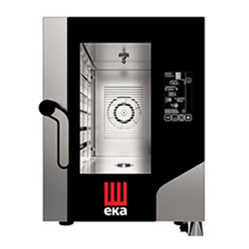 Eka Konveksiyonlu Elektronik Kompakt Konveksiyonlu Fırın Gn 1/1 6 Tepsi Kapasiteli Elektrikli MKF-611CBM