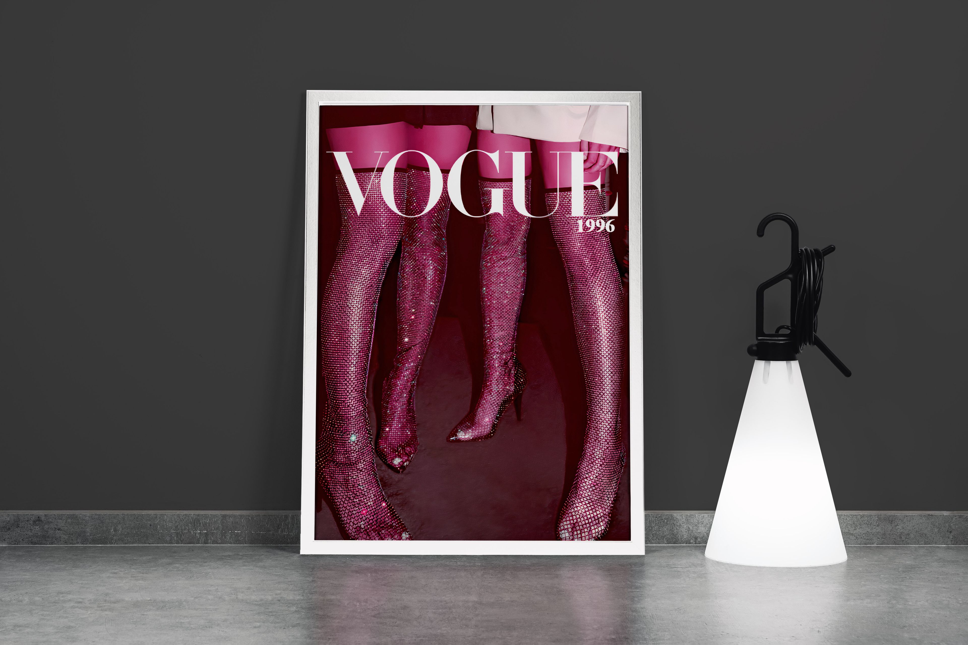 Vogue Cover Canvas Print | Fashion Magazine Canvas Print | Vogue Fashion Canvas Frame | Girls Room Decor | Vintage Fashion Art | Luxury Fashion Art Model 187