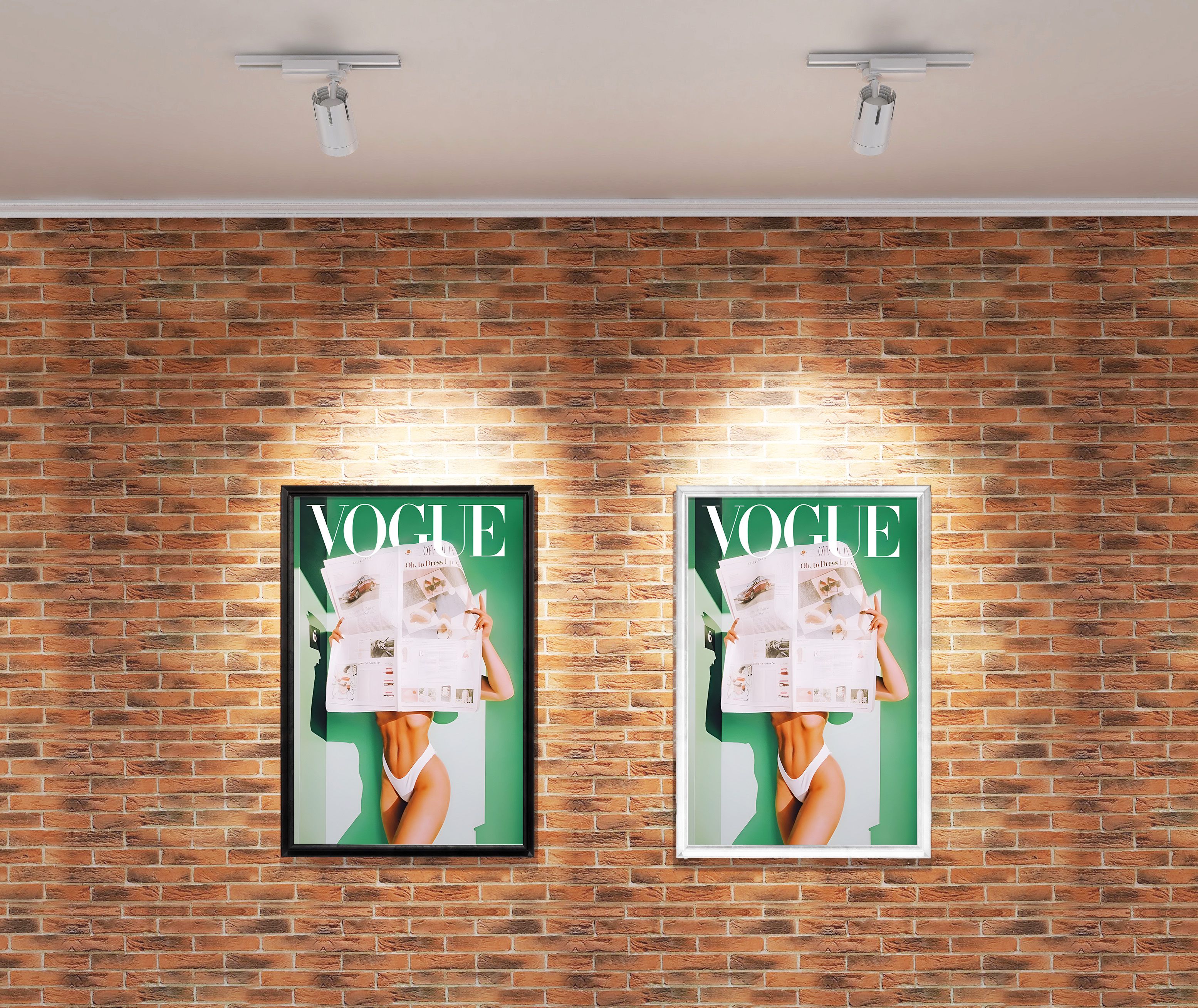 Vogue Covers Fashion Print Woman Wall Art Canvas Frame | Fashion Magazine Trendy Wall Art | Vogue Fashion Canvas Frame | Vogue Trendy Fashion Art | Fashion Canvas Print | Luxury Fashion Art Model 193