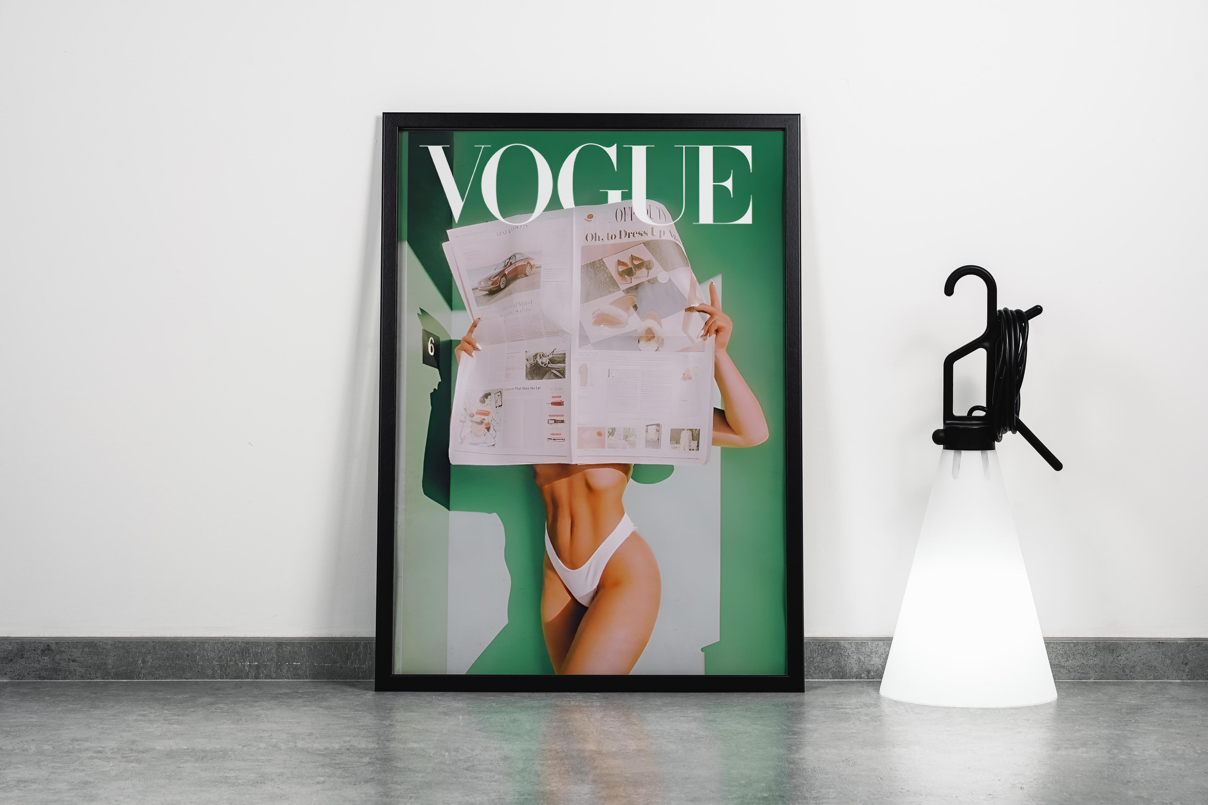 Vogue Covers Fashion Print Woman Wall Art Canvas Frame | Fashion Magazine Trendy Wall Art | Vogue Fashion Canvas Frame | Vogue Trendy Fashion Art | Fashion Canvas Print | Luxury Fashion Art Model 193