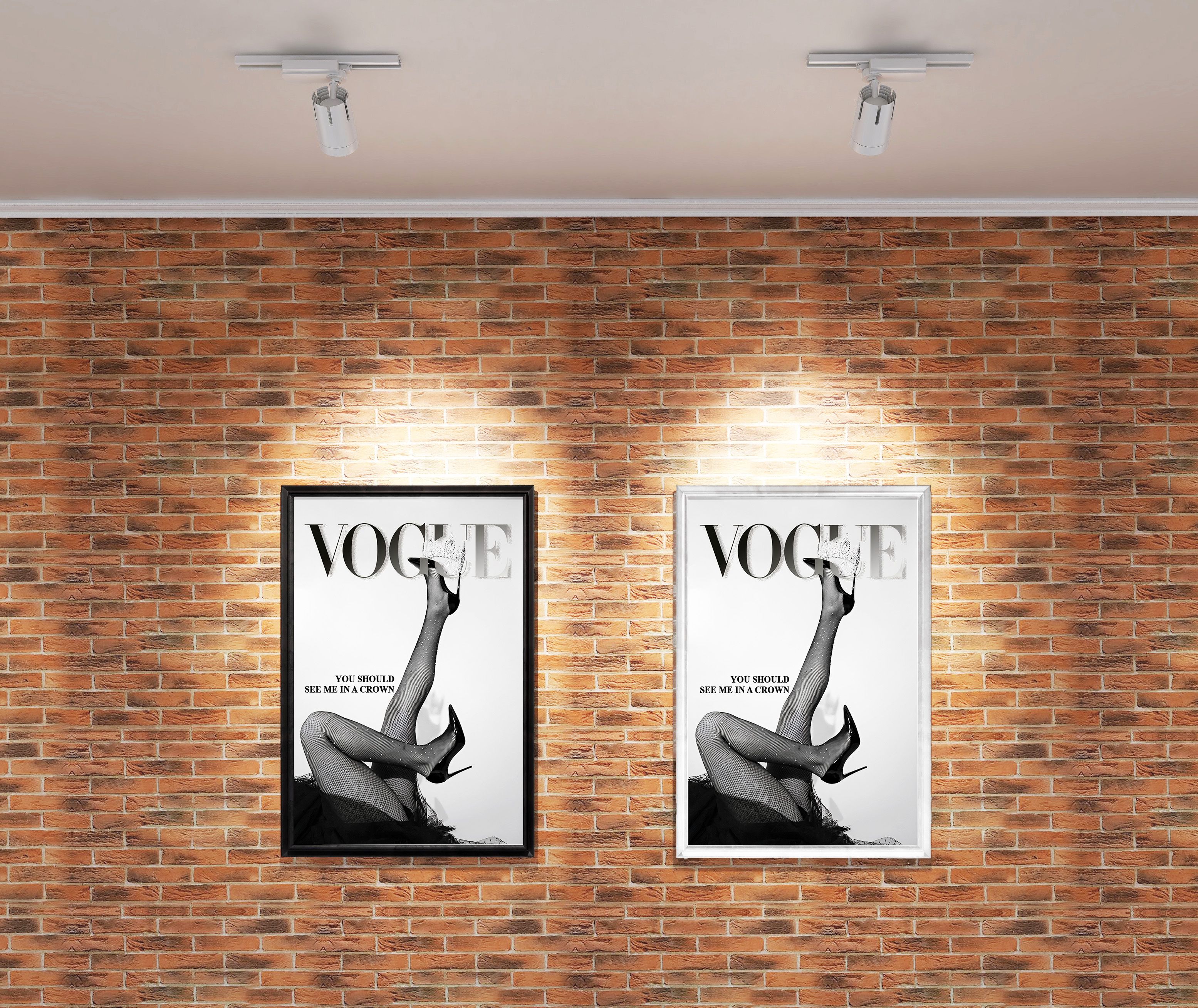 Modern Fashion Magazine Canvas Art | Vogue Inspired Decor | Chic Fashion Magazine Wall Art Canvas Print | Trendy Cover Poster | Glamorous Art for Home Decor Model 181