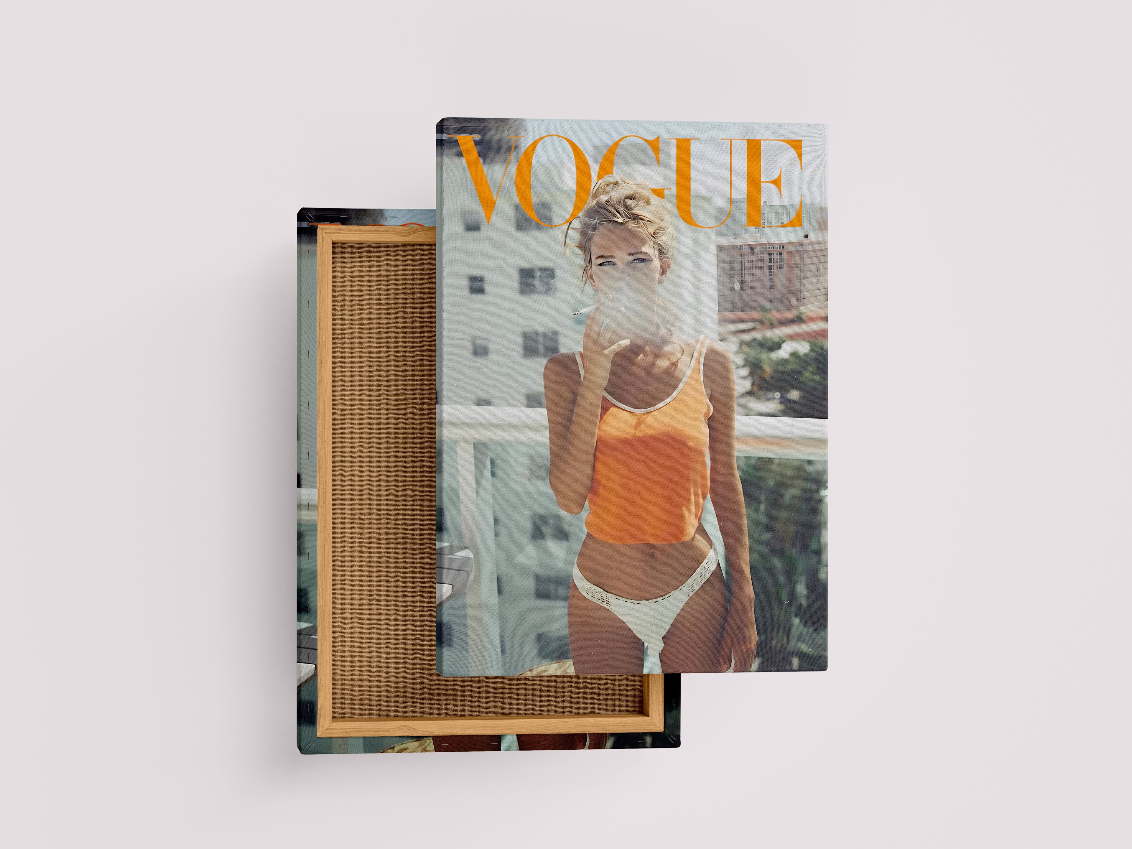 Vogue Covers Fashion Print Woman Wall Art Canvas Frame | Fashion Magazine Trendy Wall Art | Vogue Fashion Canvas Frame | Vogue Trendy Fashion Art | Fashion Canvas Print | Luxury Fashion Art Model 195