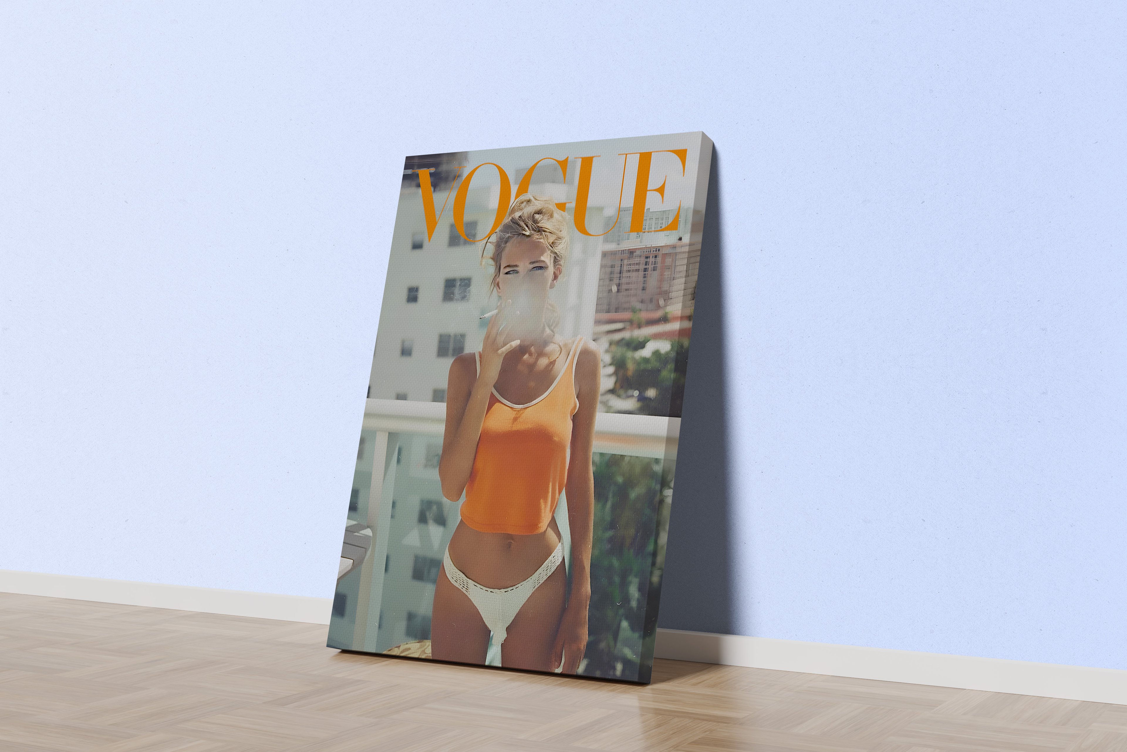 Vogue Covers Fashion Print Woman Wall Art Canvas Frame | Fashion Magazine Trendy Wall Art | Vogue Fashion Canvas Frame | Vogue Trendy Fashion Art | Fashion Canvas Print | Luxury Fashion Art Model 195