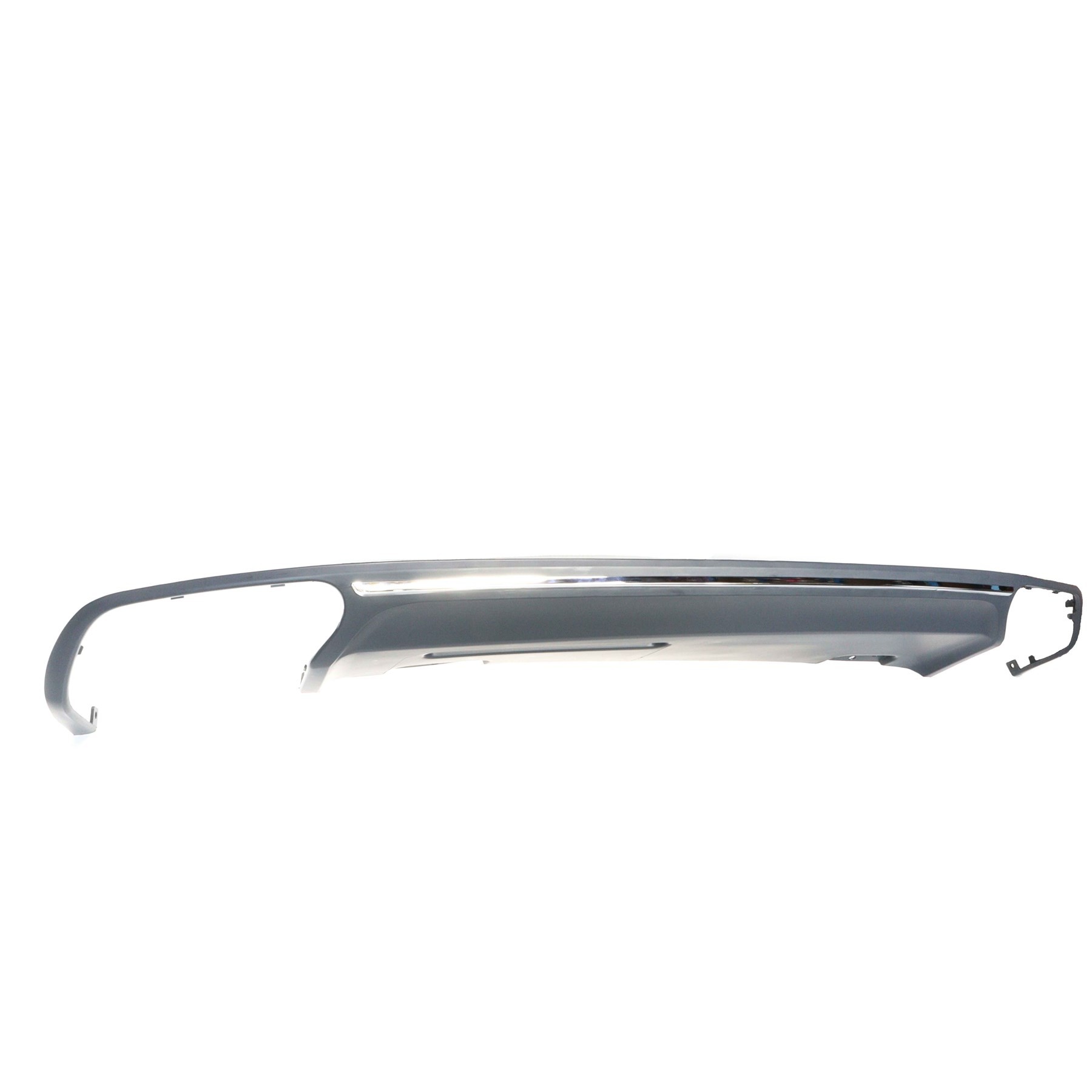 Volvo S90 Arka Tampon Eki Spoiler Krom Çıtalı Çift Egsoz 2017 2020