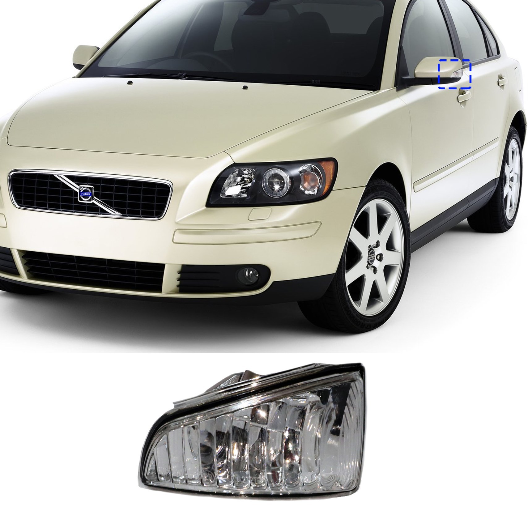 Volvo S40 V50 Sol Ayna Sinyali 2005 2006 2007 Sinyal 8679775