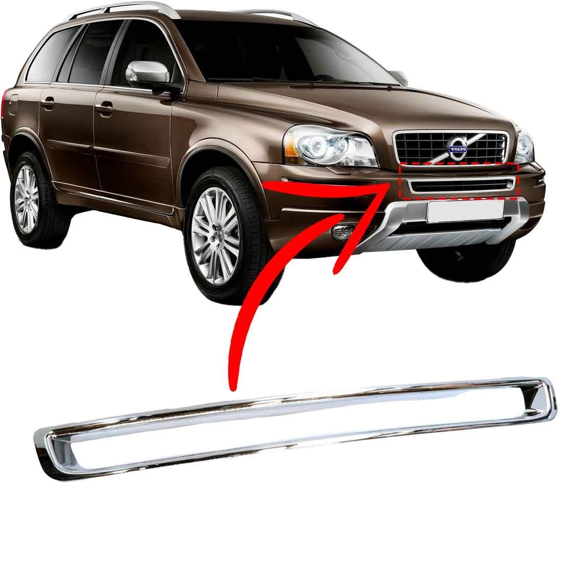 Volvo Xc90 Ön Tampon Orta Krom Çerçeve 2007 2014