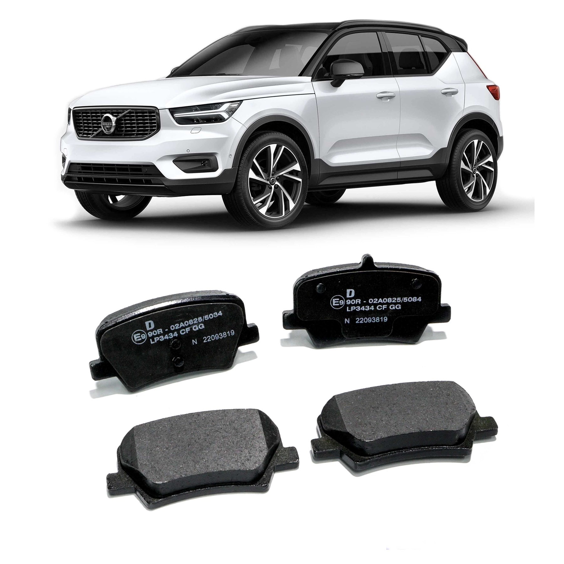 Volvo Xc40 Arka Balata 2018 2022 Fren Balatası Delphi