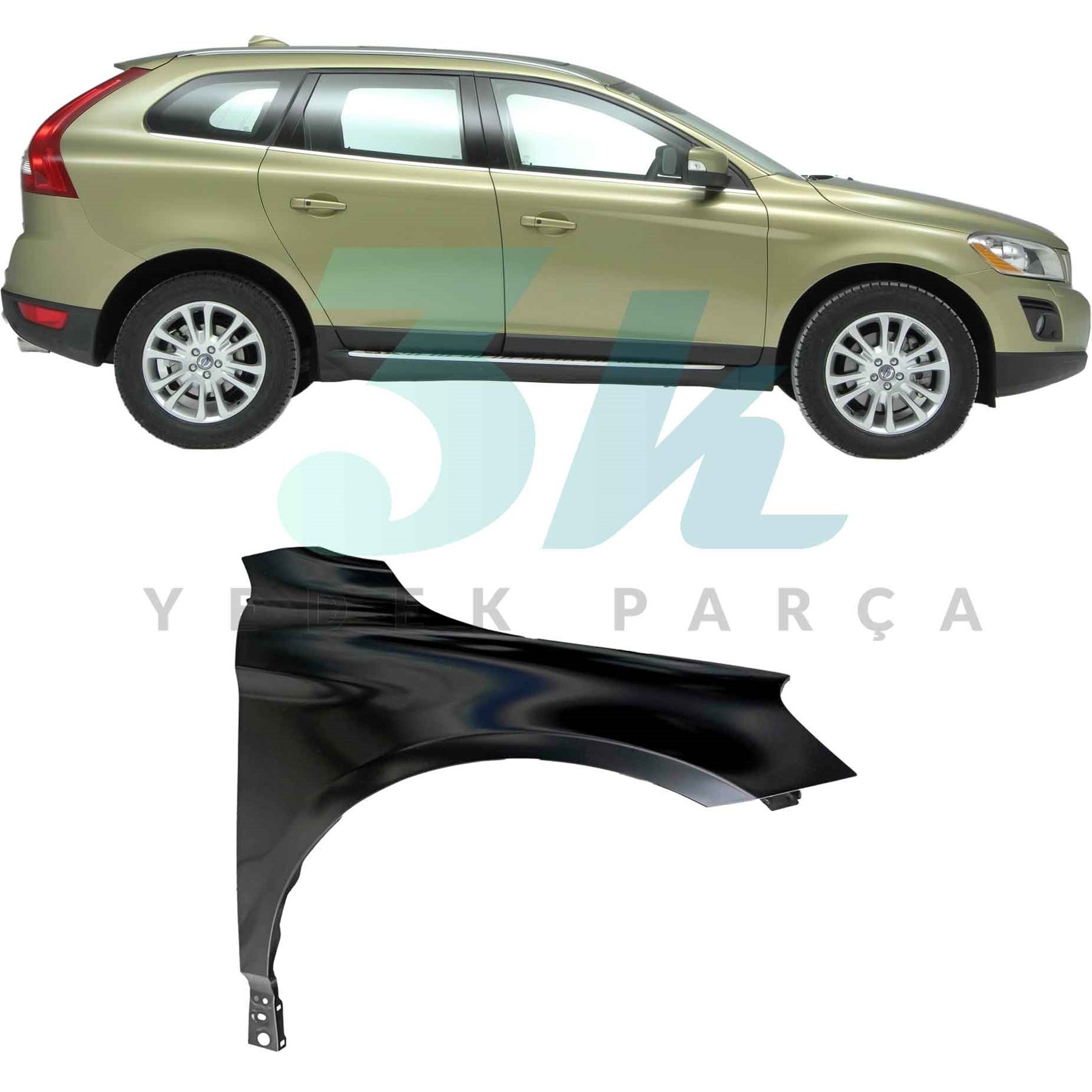 Volvo XC60 Sağ Çamurluk – 2009-2016 Model Uyumlu