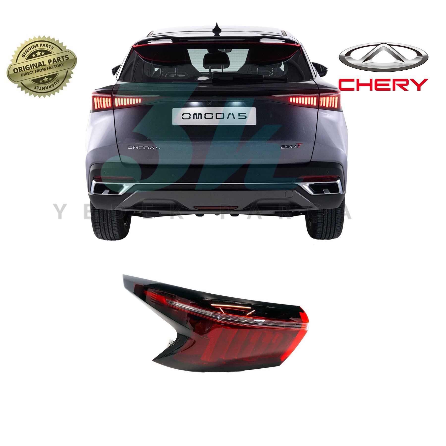 Chery OMODA 5 Arka Sol Stop – Sıfır Orijinal Ürün 605000722AA