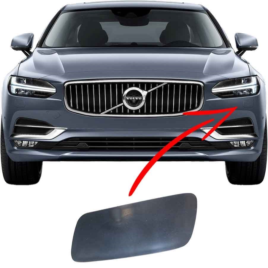 Volvo S90 V90 Ön Tampon Far Yıkama Fıskiye Kapağı Sol 2017 2024