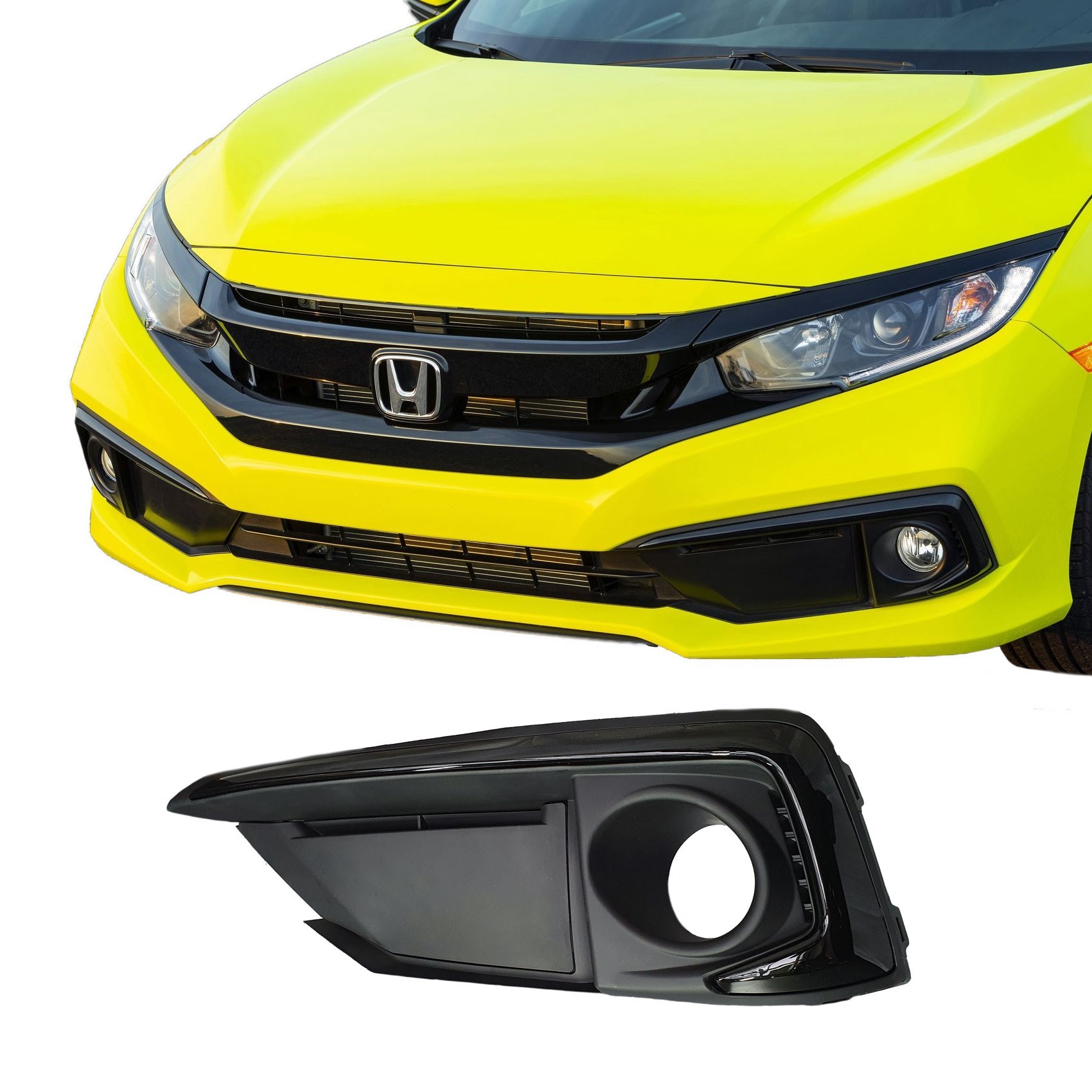 Honda Civic Fc5 Sol Sis Kapağı 2019 2020 2021 Pianoblack Makyajlı