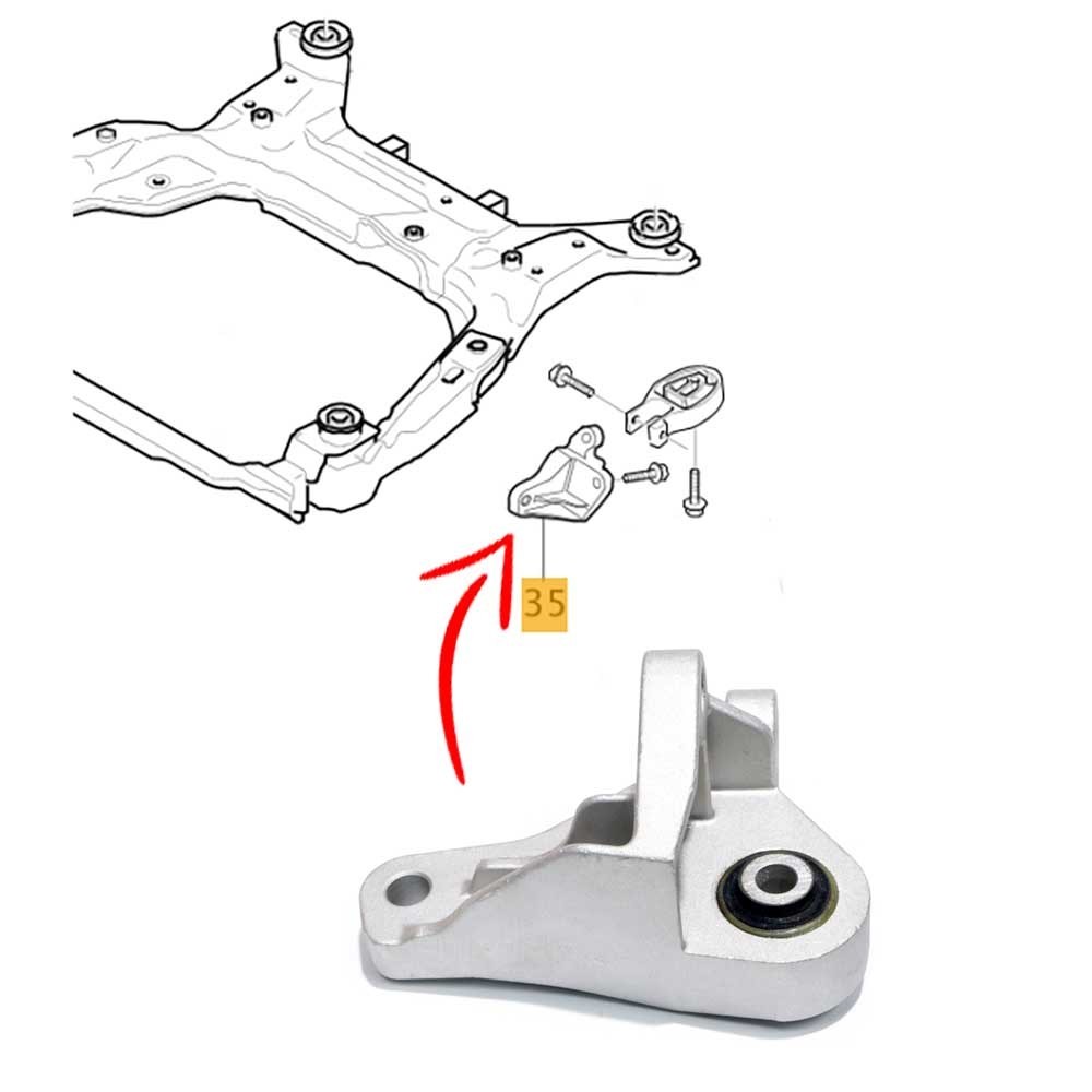 Volvo S60 V60 S80 Xc60 V70 Şanzıman Takozu Braketi Tork Kolu