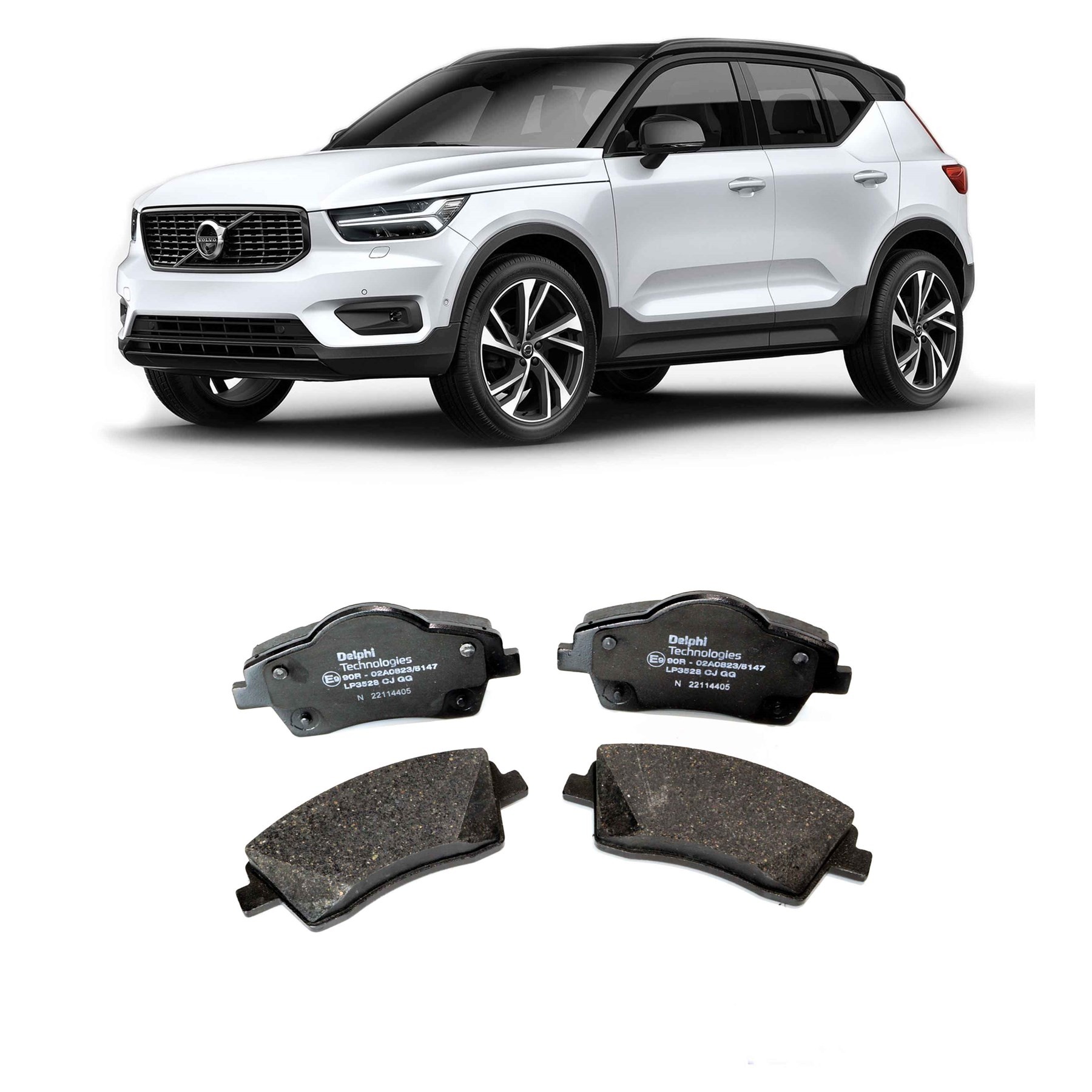 Volvo Xc40 Ön Balata Takımı 2018 - 16 inc Delphi