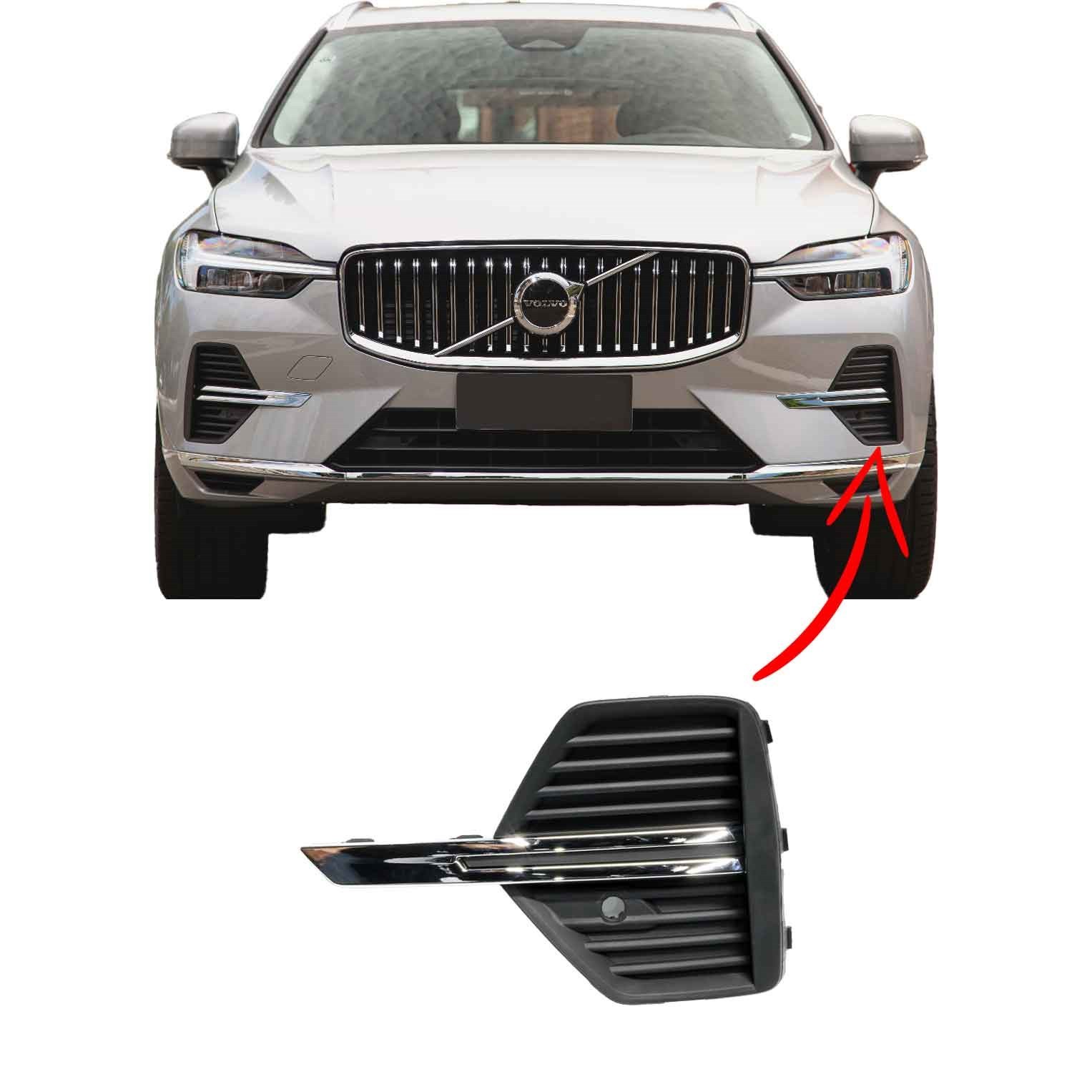 Volvo Xc60 Ön Tampon Sis Kapağı Kromlu 2021-2022 Sol