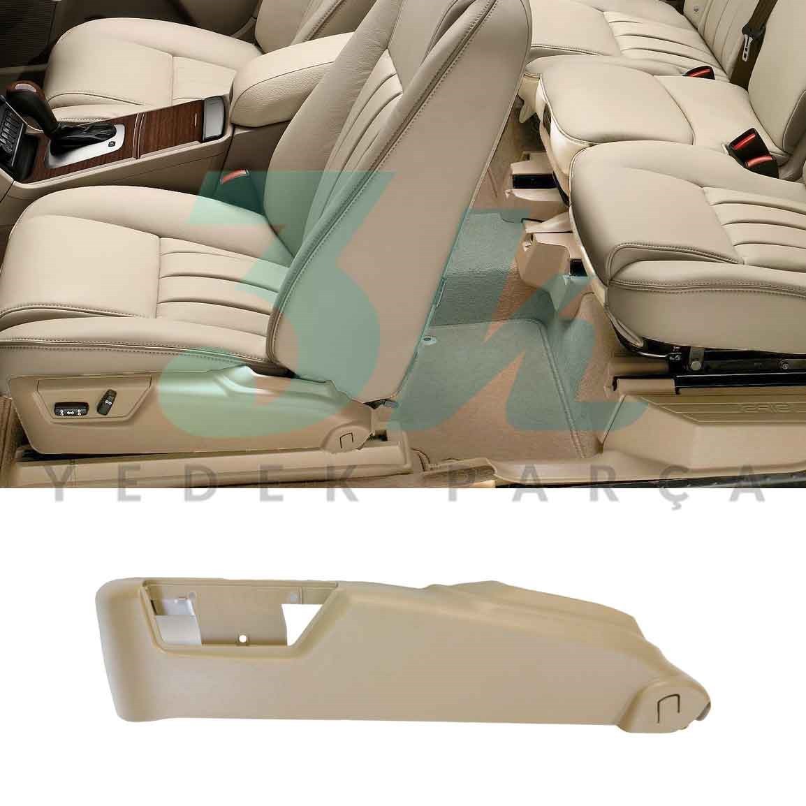 Volvo S60 S80 V70 Xc90 Sol Ön Koltuk Yan Kapağı Ayar Düğme PLastiği Bej