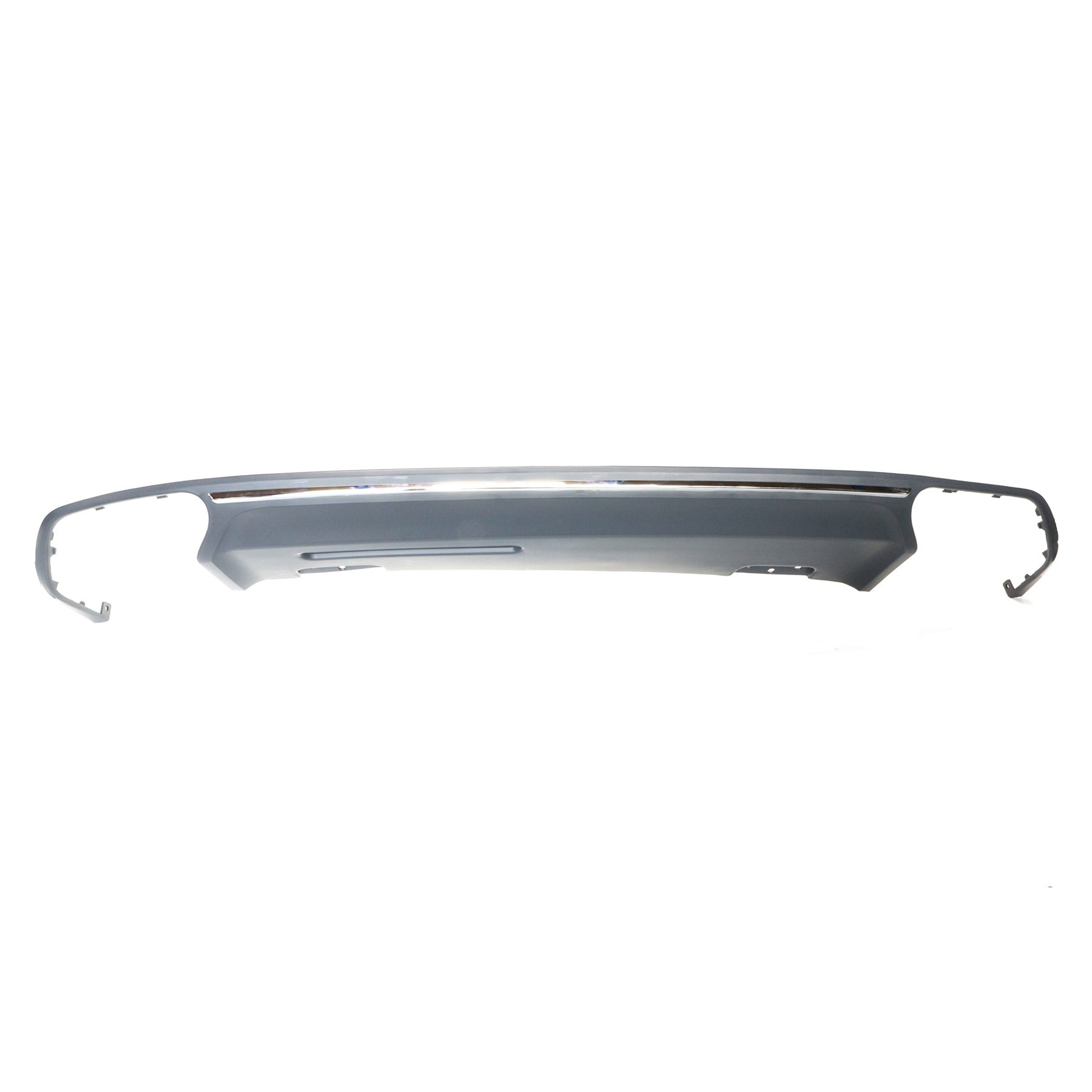 Volvo S90 Arka Tampon Eki Spoiler Krom Çıtalı Çift Egsoz 2017 2020